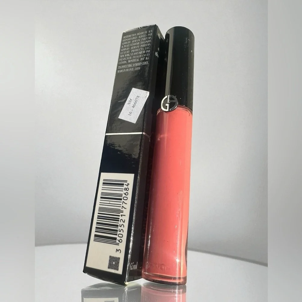 GIORGIO ARMANI (107) BIEGE FLASH LACQUER CRYSTAL SHINE GLOSS. NEW IN BOX.